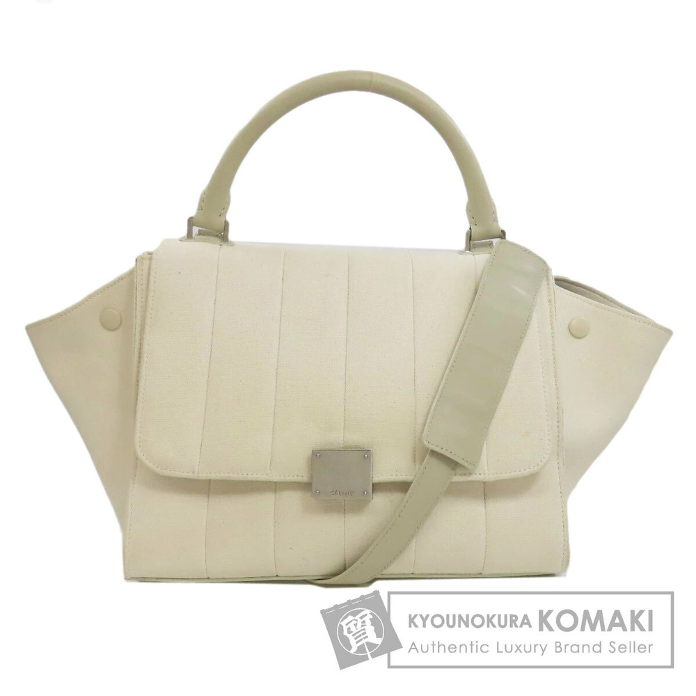 Celine Trapeze Handbag Canvas